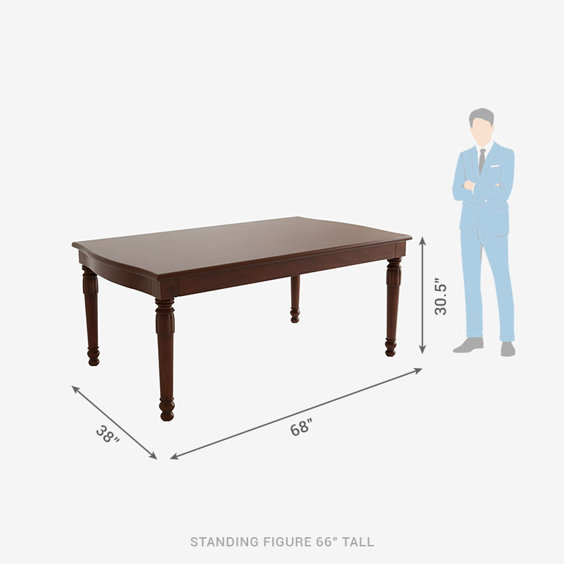 HI-TECH Dining Table Espresso - Image 3